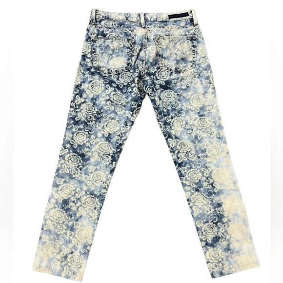 Rock & Republic Berlin Bleached Floral Print Skinny Jeans - Picture 2 of 13